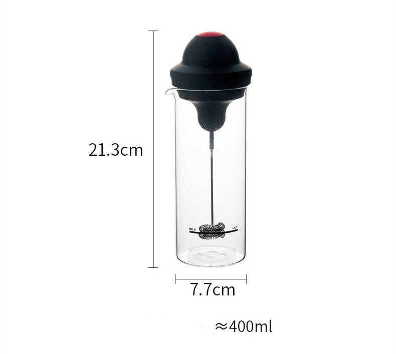 Electric Milk Frother for Coffee – Latte & Beverage Mixer Cup
