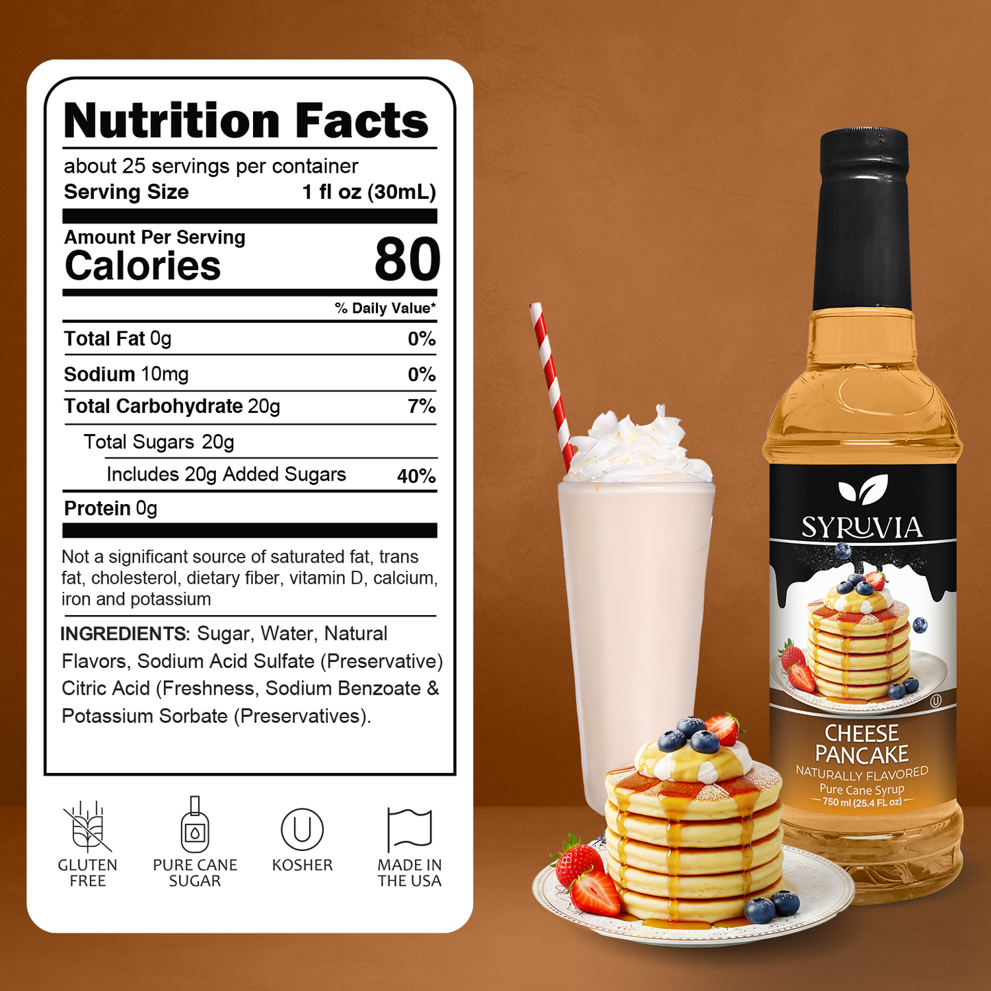 Cheese Pancake Syrup