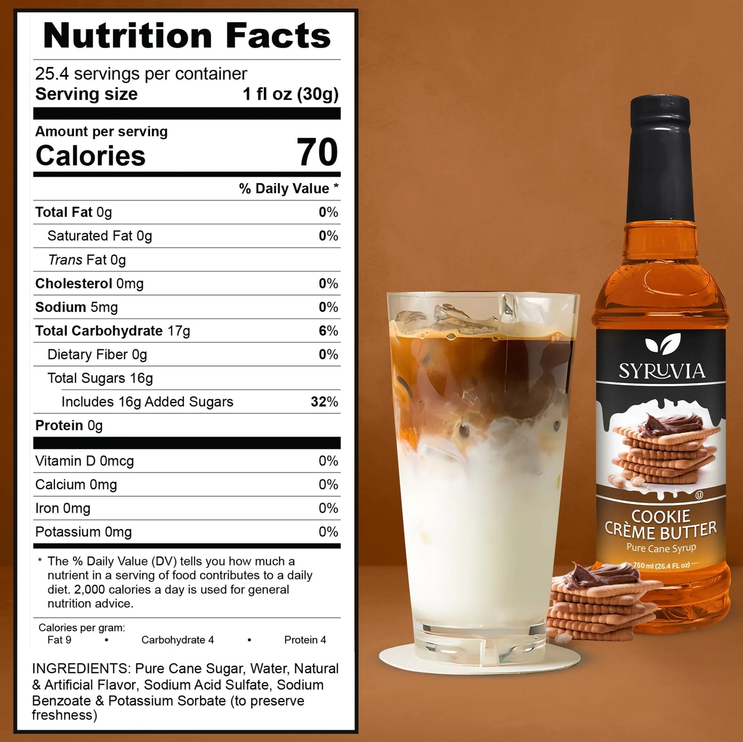Cookie Butter Coffee Syrup