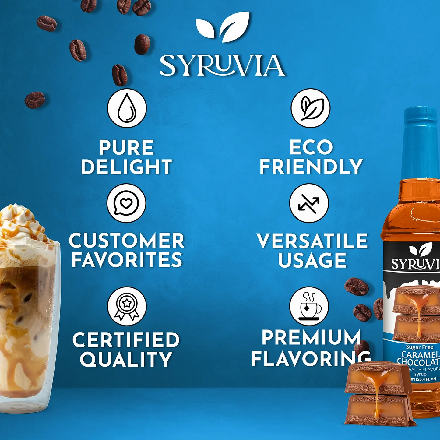 Sugar Free Caramel Chocolate Syrup