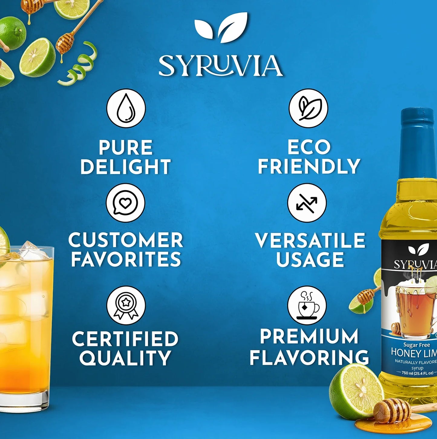 Sugar Free Honey Lime Syrup