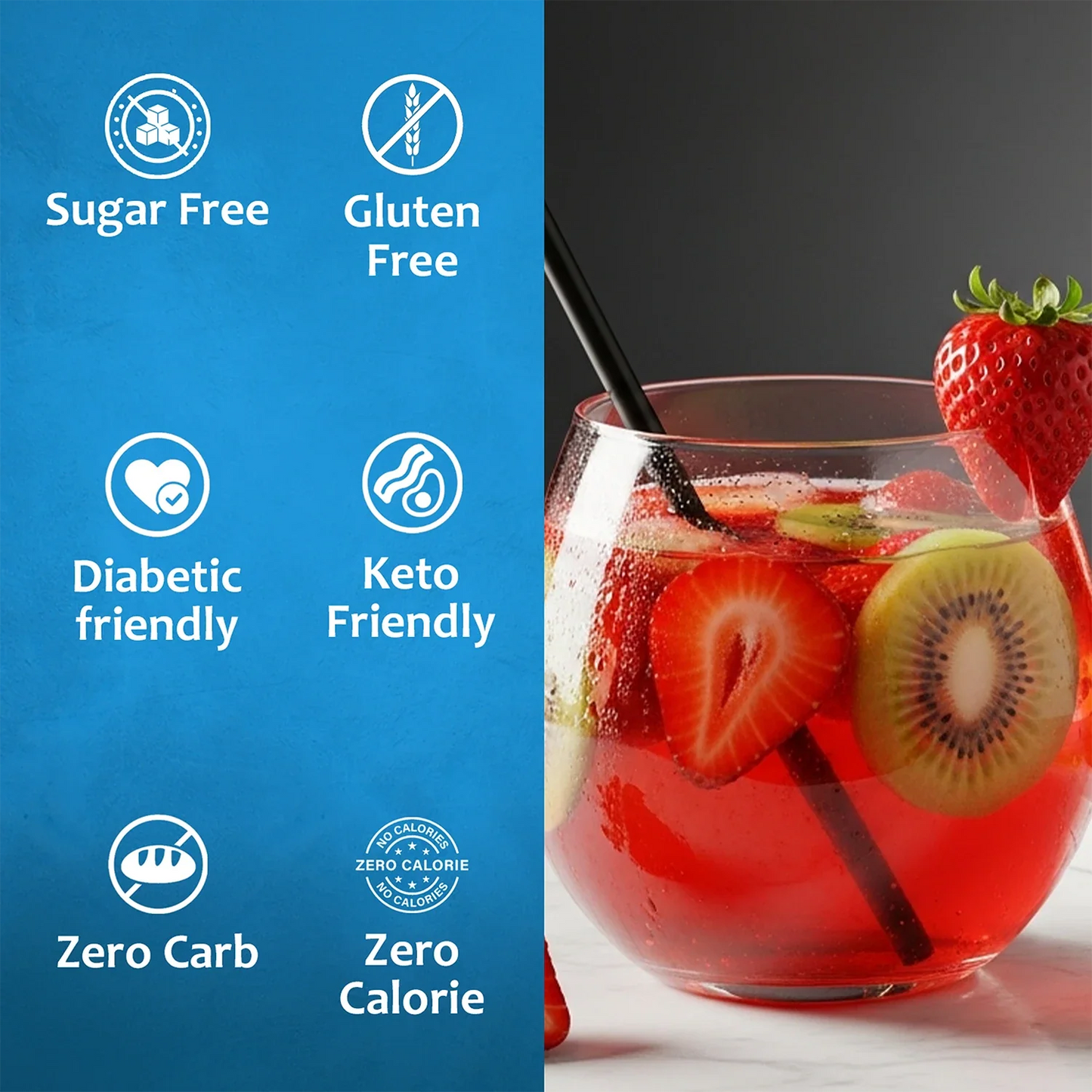 Sugar Free Kiwi Strawberry Syrup