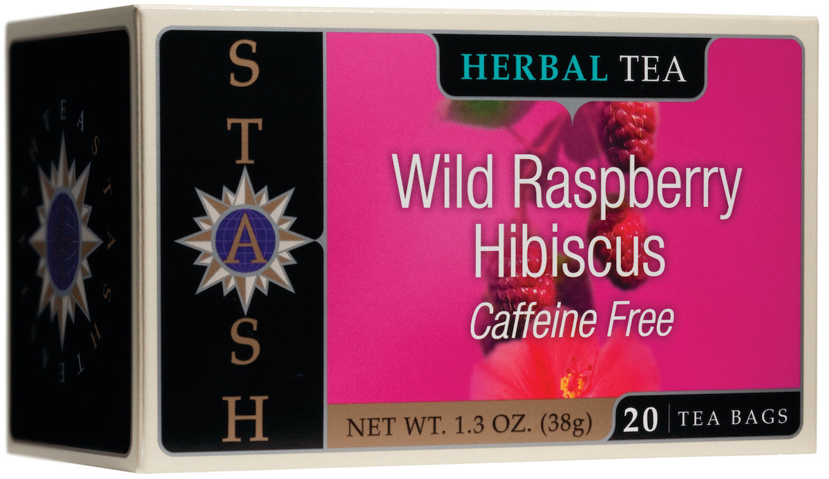 Stash Tea Wild Raspberry Hibiscus Tea (6x20 CT)