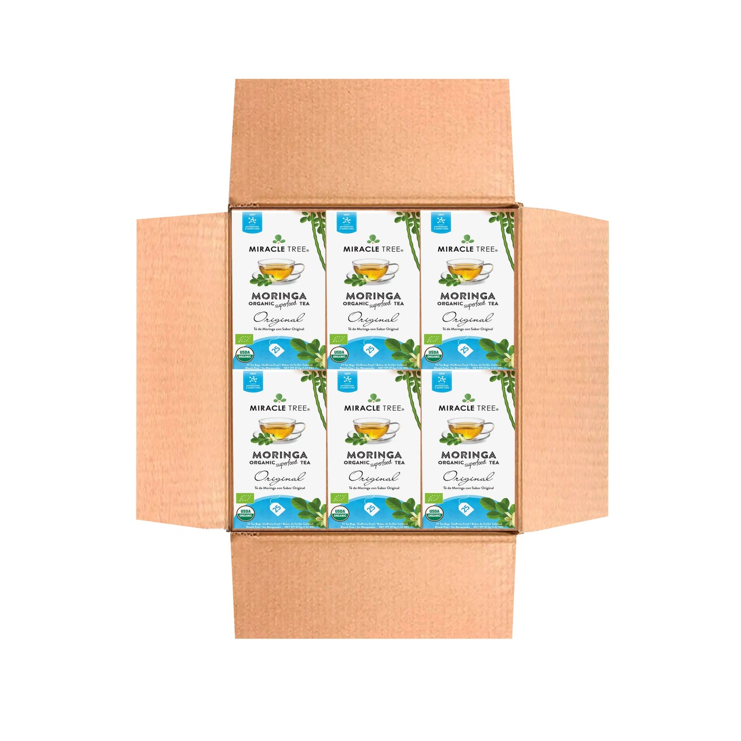 Organic Moringa Tea - Original - Caffeine-Free Herbal Tea