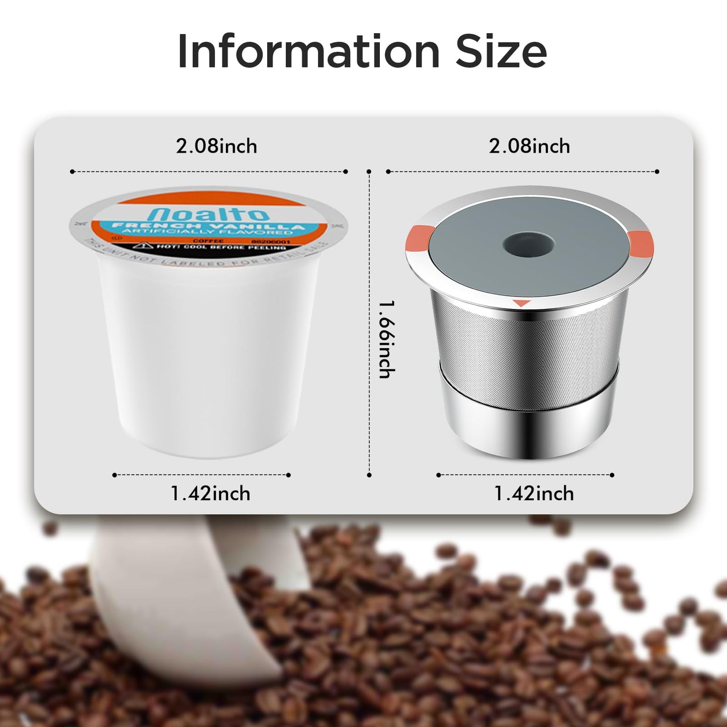 Reusable k Cup Coffee Filters,Universal stainless steel Refillable k Cups Filter Use for Keurig 2.0 and 1.0 Coffee Makers-brewers (3pack)
