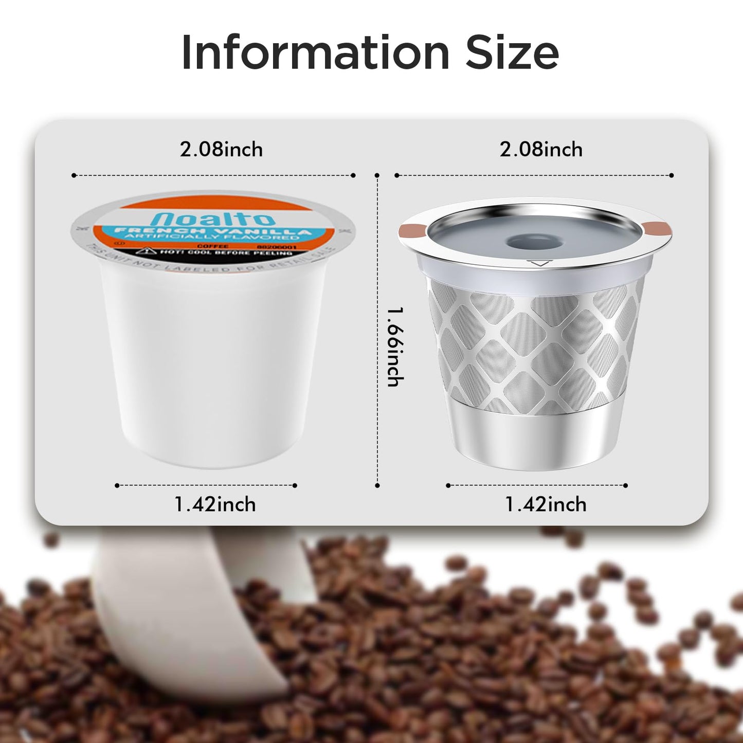 Reusable k Cup Coffee Filters,Universal stainless steel Refillable k Cups Filter Use for Keurig 2.0 and 1.0 Coffee Makers-brewers (3pack)