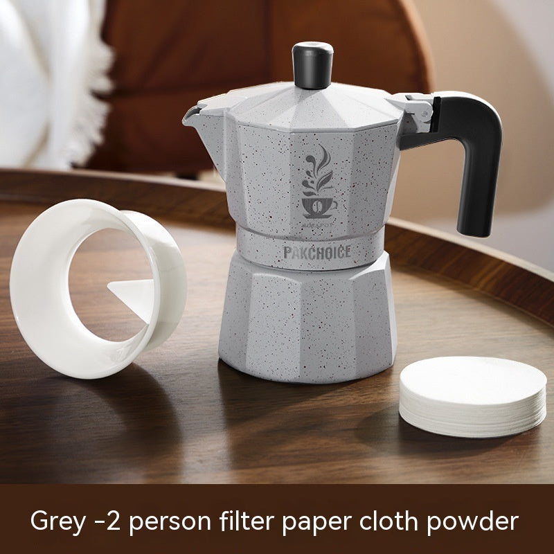 Aluminum Double Valve Moka Pot
