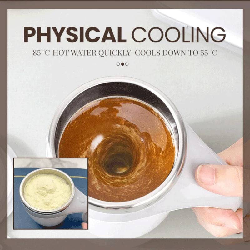 Self Stirring Coffee Cup - Rechargeable, Convenient, and Eco-Friendly