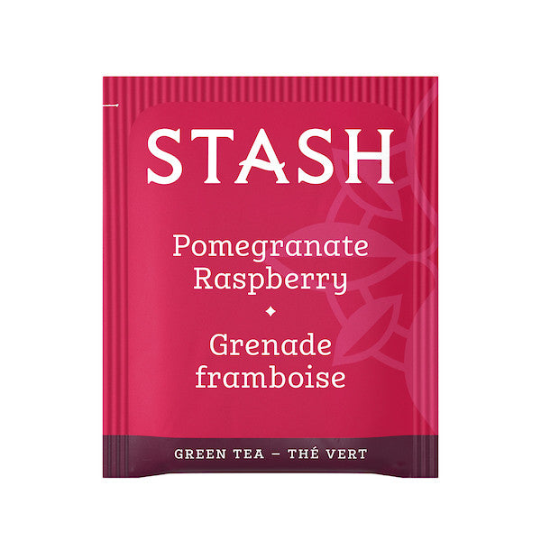 Stash Tea Pomegrante Raspberry With Matcha Tea (6x18 Bag)