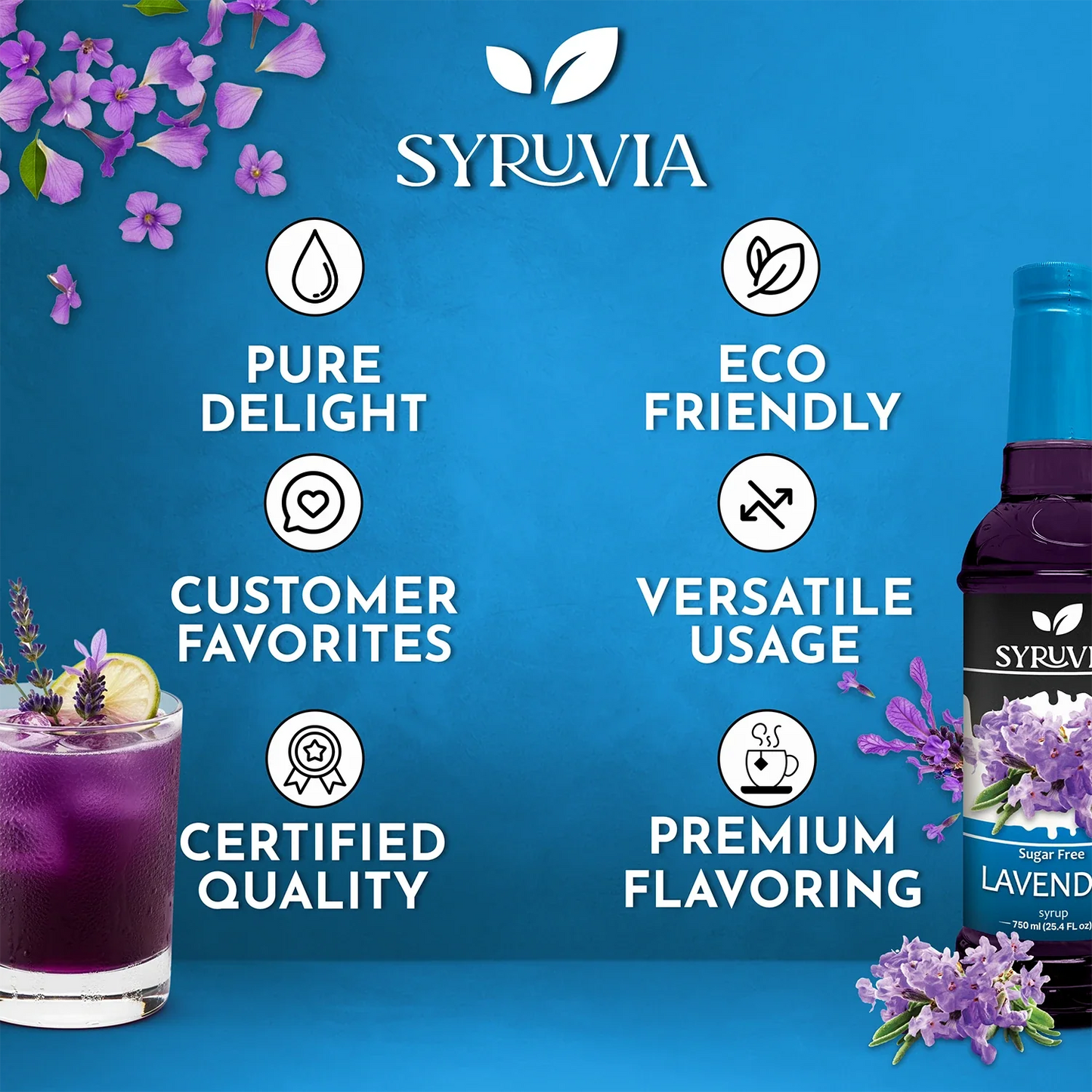 Sugar Free Lavender Syrup