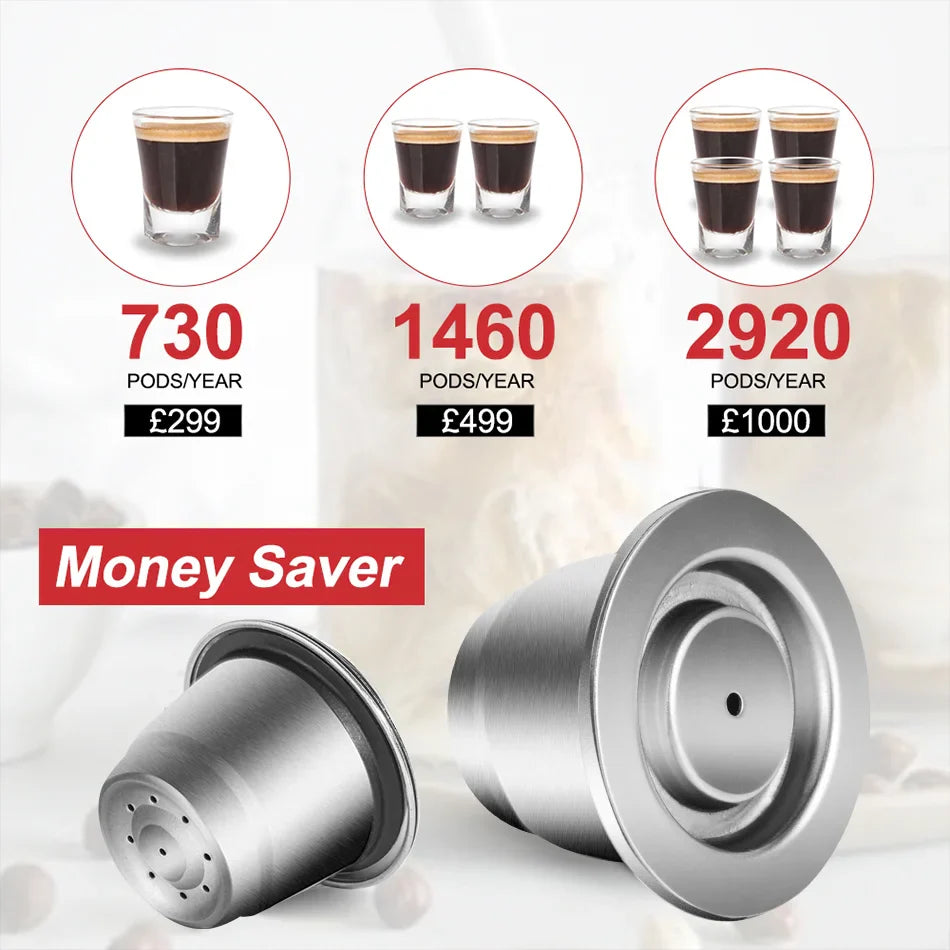 Steel Reusable Nespresso Pod