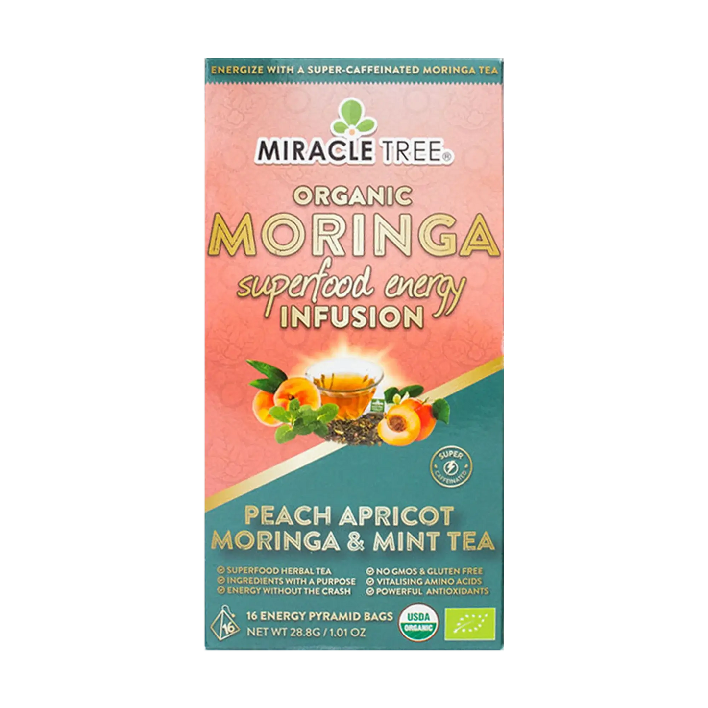 Organic Energy Tea Starter Set - 5 Flavors - Coffee Alternative Bundle
