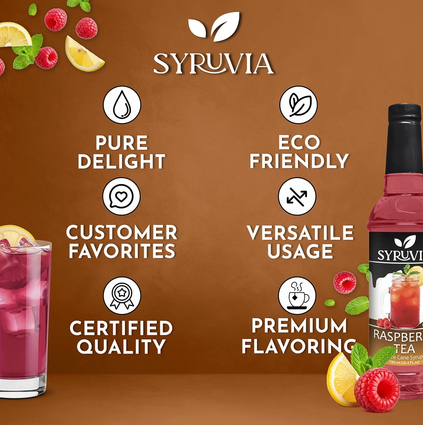 Raspberry Tea Syrup