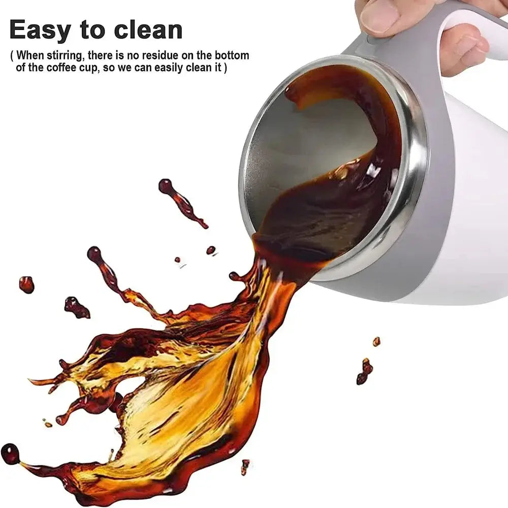 Automatic stirring cup portable rechargeable stainless steel suitable for home travel