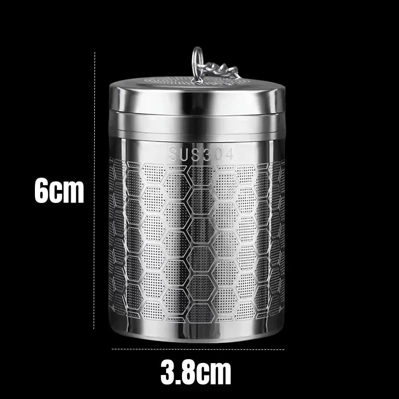 Tea Infuser | Extra Fine Mesh Stainless Steel Tea Strainer with Chain Hook for Loose Leaf Tea