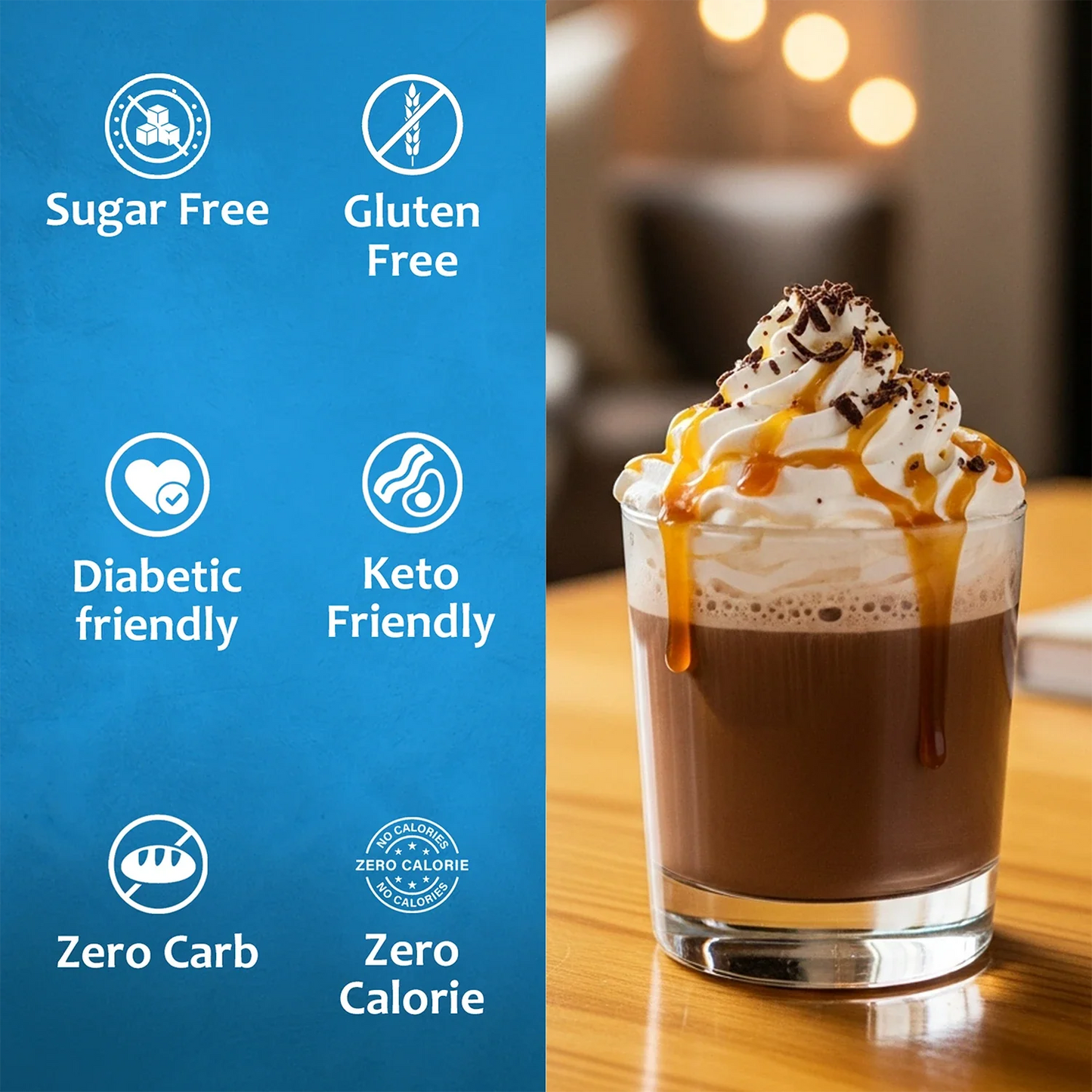 Sugar Free Caramel Chocolate Syrup