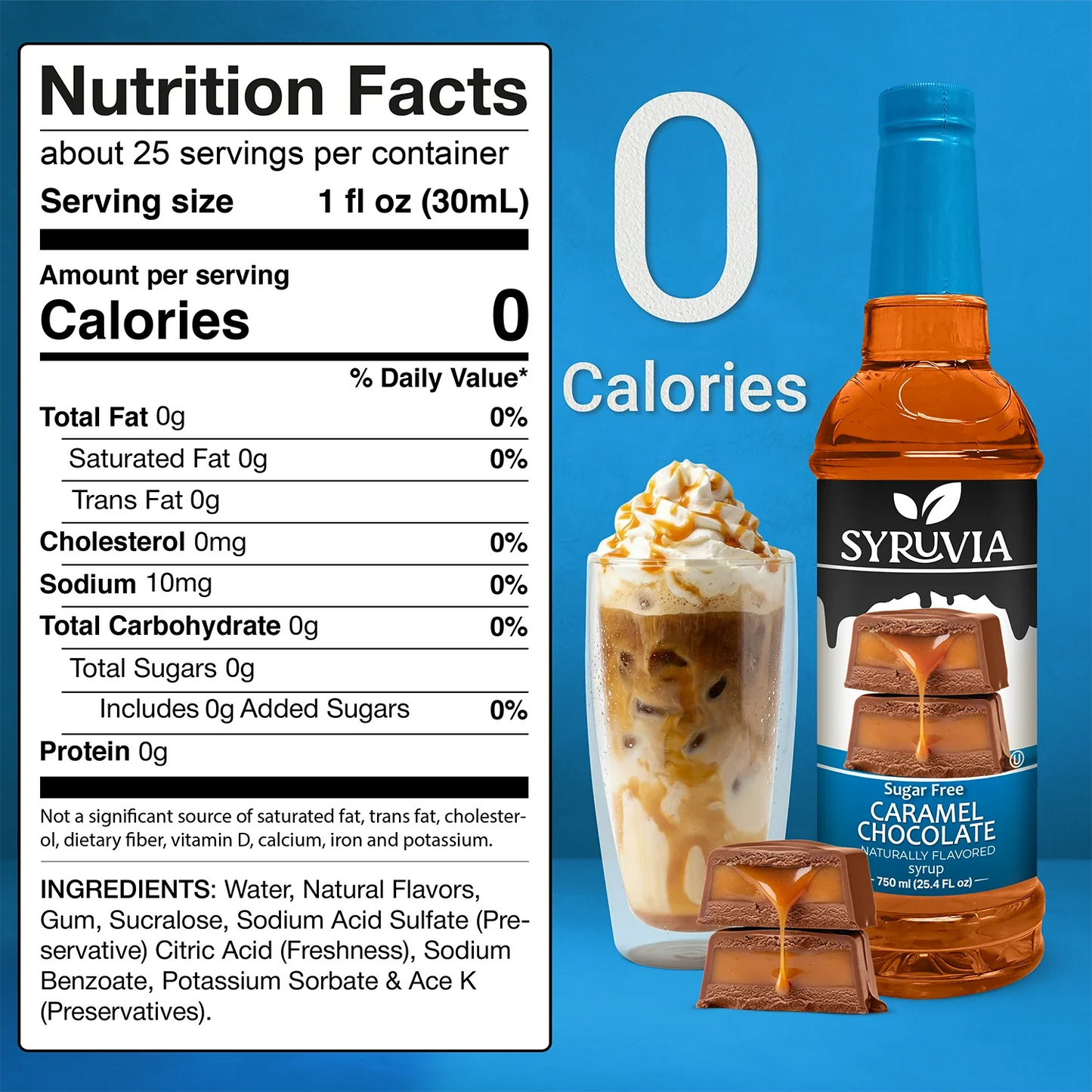 Sugar Free Caramel Chocolate Syrup