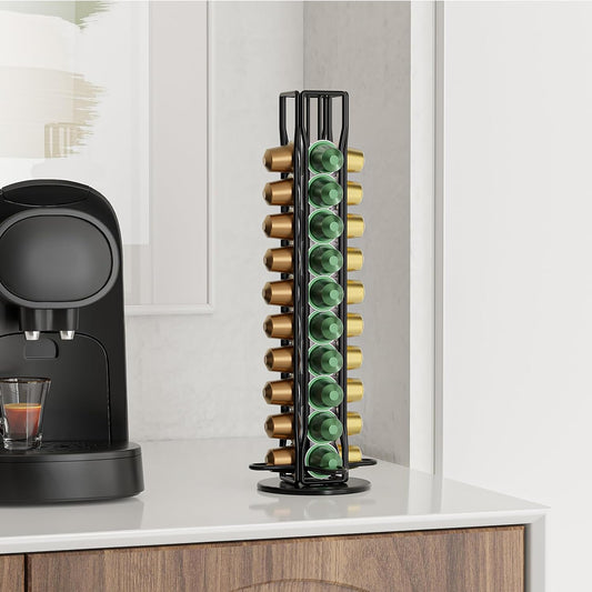 NNEDSZ Coffee Pods Holder Storage Compatible with 40 Nespresso Pods