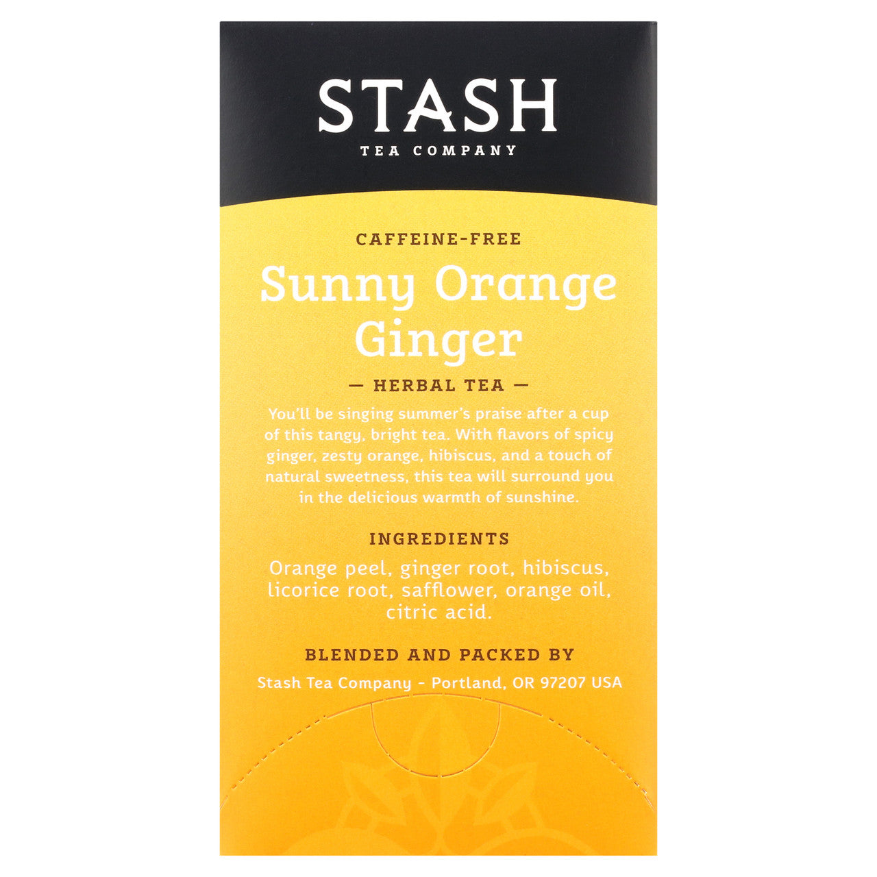 Stash Herbal Tea Sunny Orange and Ginger (6x18 BAG )