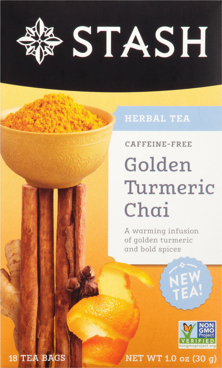 STASH GLDN TRMRC CHAI TE ( 6 X 18 BG   )