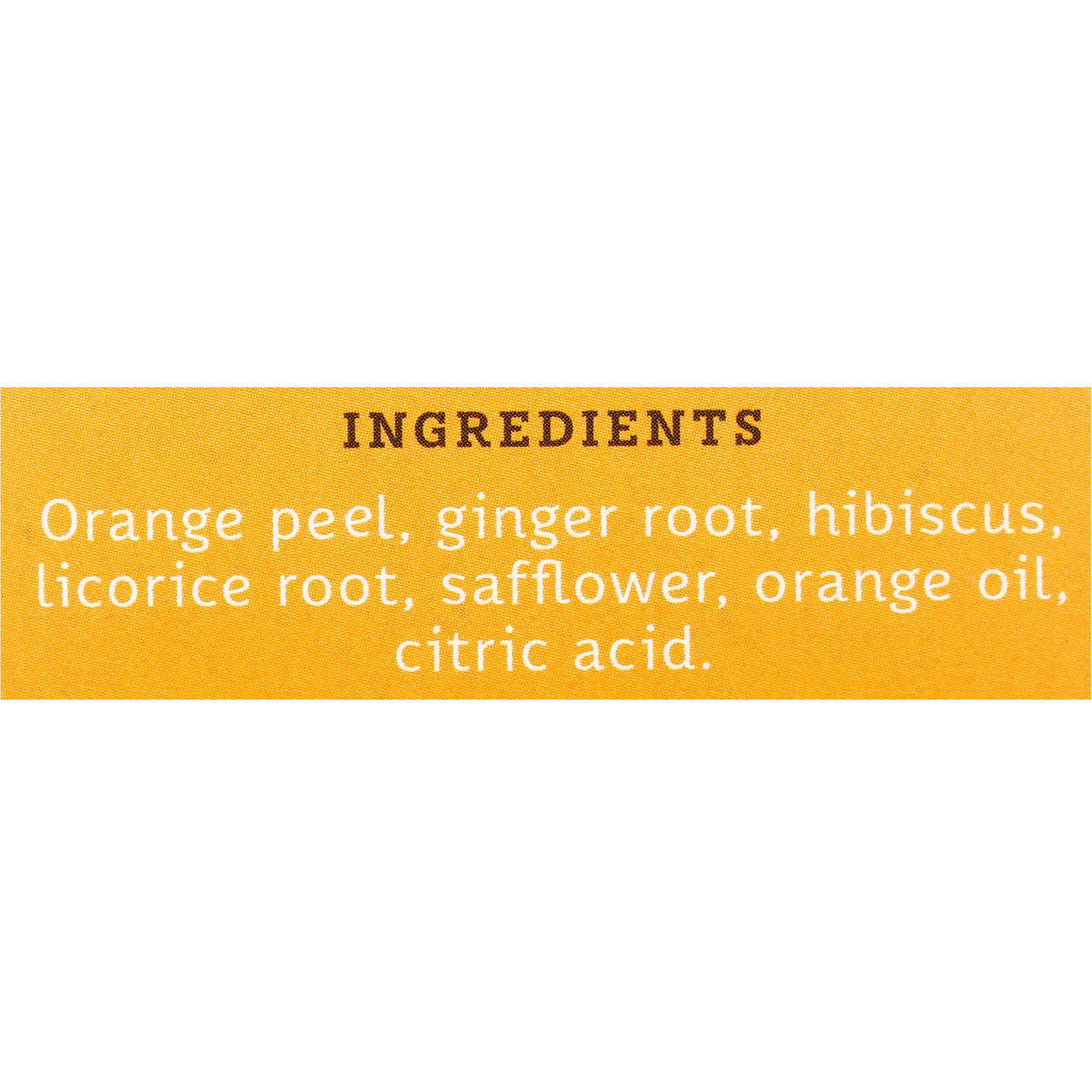 Stash Herbal Tea Sunny Orange and Ginger (6x18 BAG )