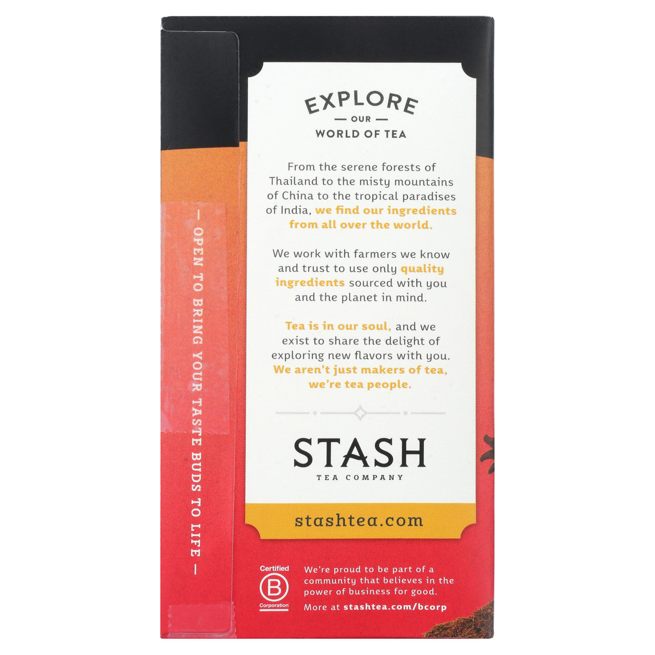 Stash Tea Spc Drgn Red Chai (6x18BAG )