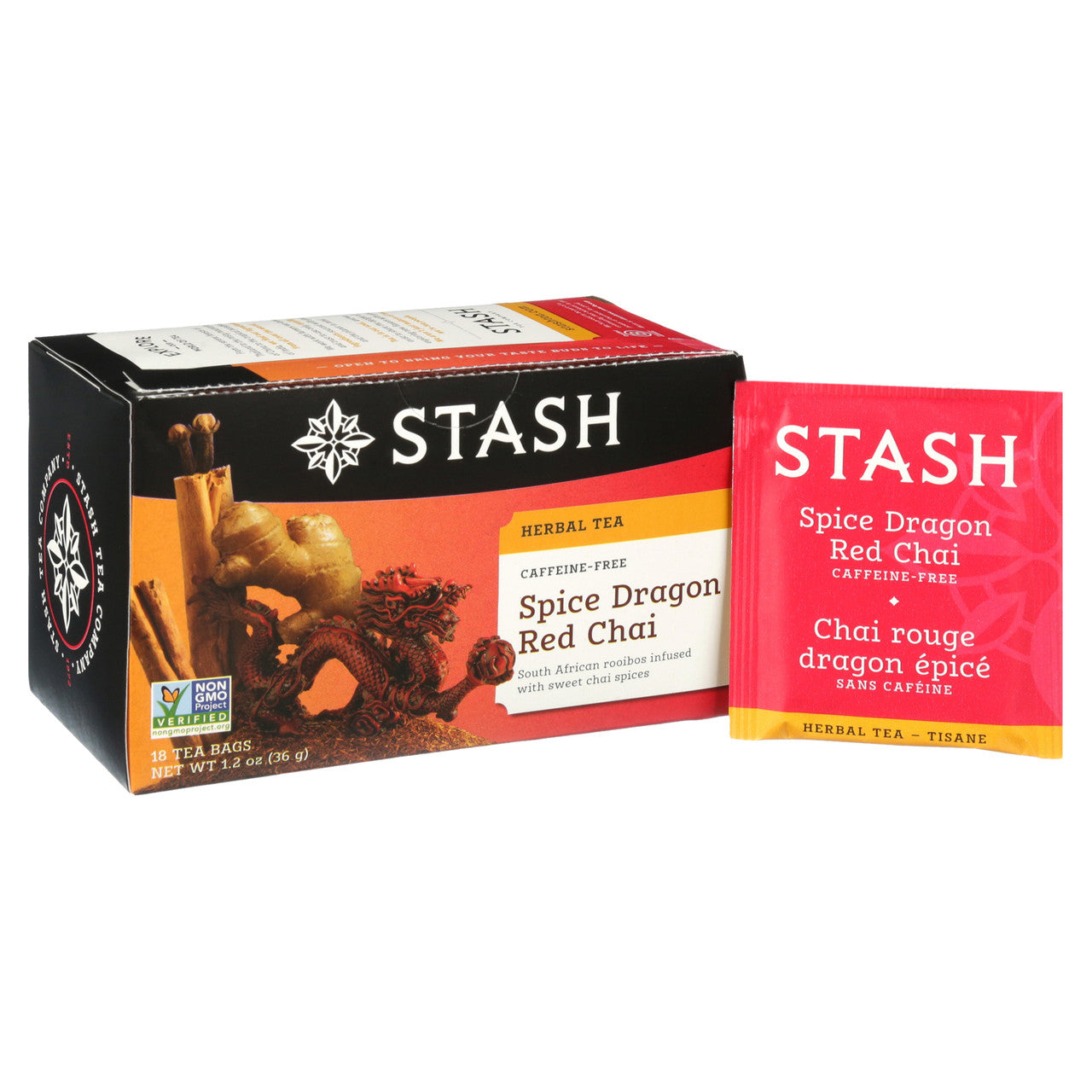 Stash Tea Spc Drgn Red Chai (6x18BAG )