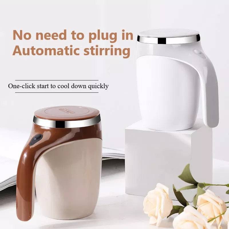 Self Stirring Coffee Cup - Rechargeable, Convenient, and Eco-Friendly