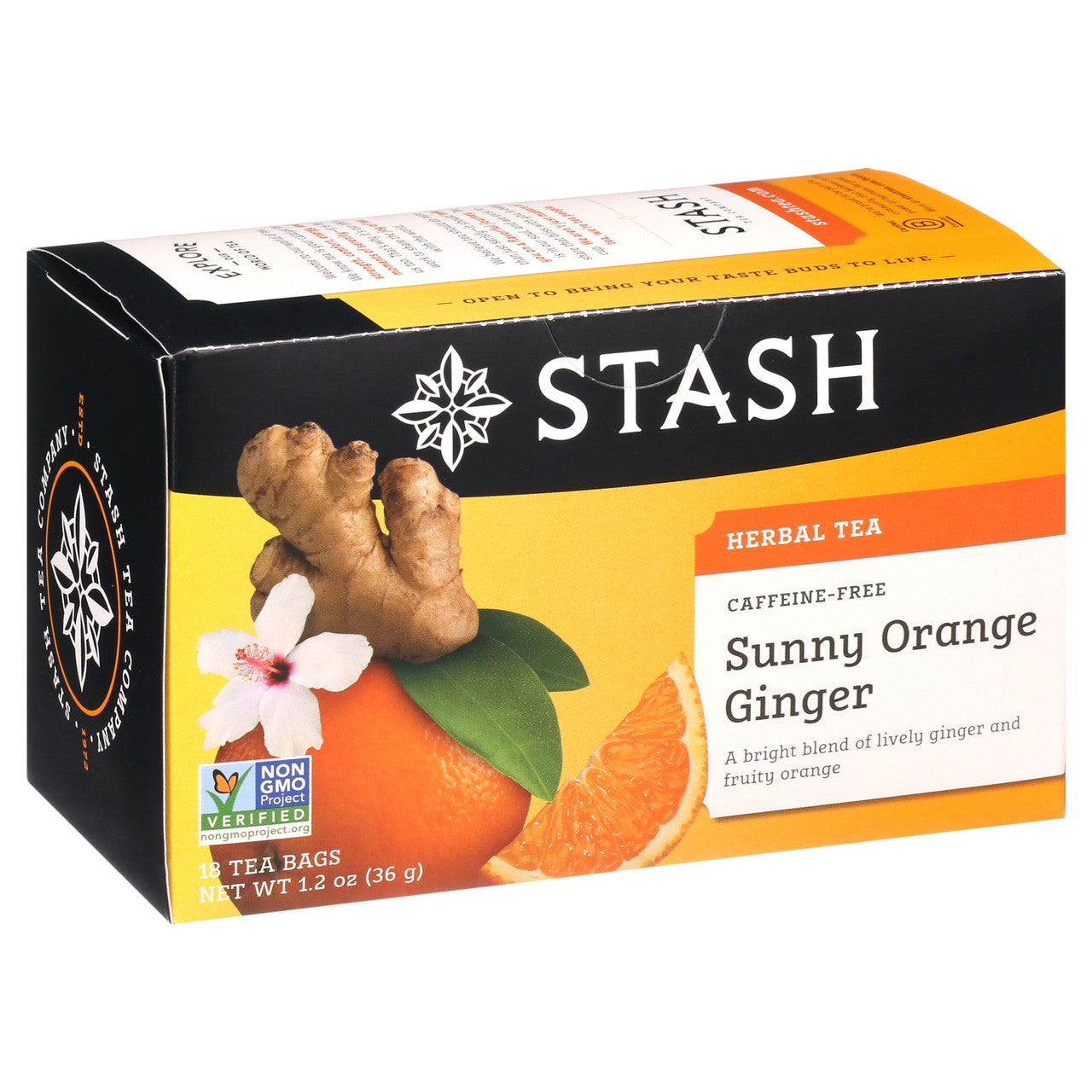Stash Herbal Tea Sunny Orange and Ginger (6x18 BAG )
