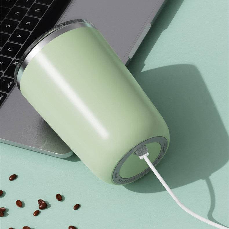 Insulated Self-Stirring Coffee Mug – 350 ml Electric Mixer & Thermal Cup
